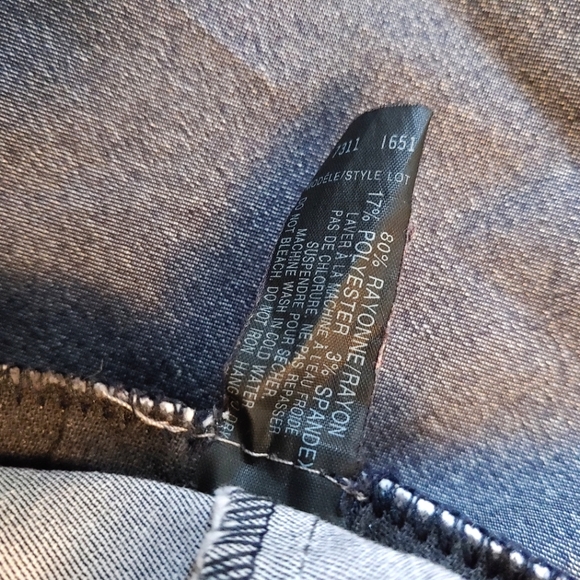 Donna Y2k shiny blue grey copped flared trouser pants. Size 8 - Picture 7 of 13